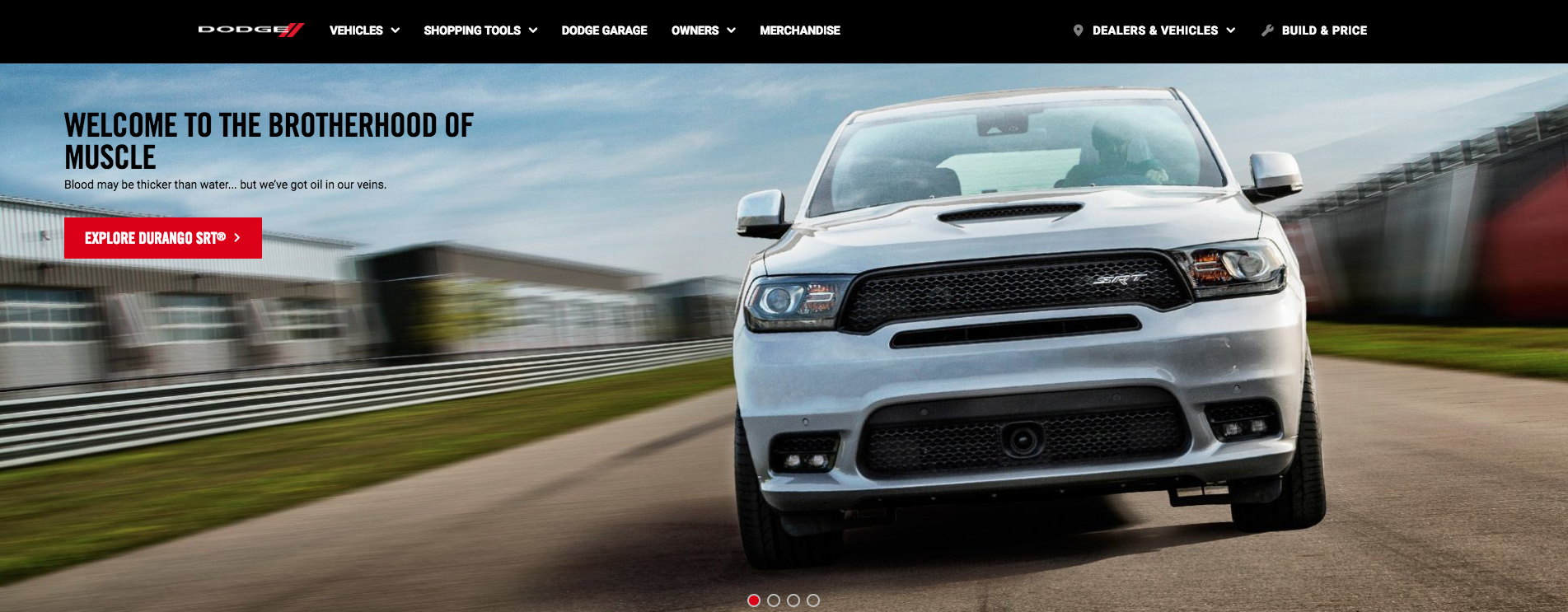Dodge-Website-Screenshot